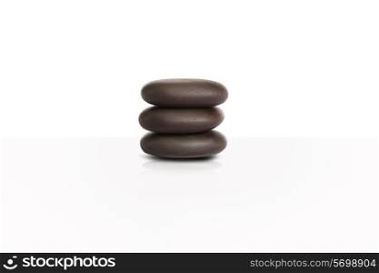 Stacked massage stones