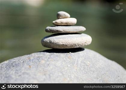Stacked up rocks