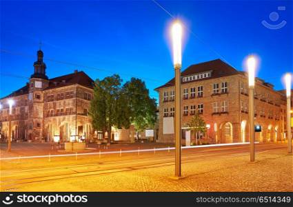 Stadt Nordhausen Rathaus Thuringia Germany. Stadt Nordhausen Rathaus city hall in Thuringia Germany