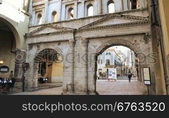 Stadttor, Porta dei Borsari, in Verona.
