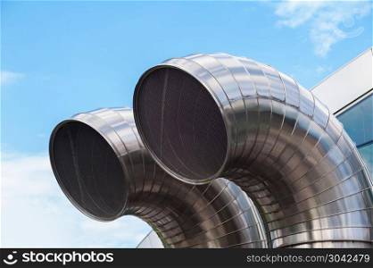 Stainless steel pipes. Air exchange ducts, underground construct. Stainless steel pipes. Air exchange ducts, underground constructions. Parking lots, underground warehouses.
