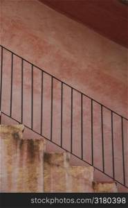 Stair railing in Mexico