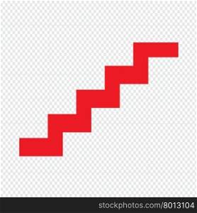 staircase icon Illustration symbol design&#xA;