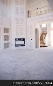 Staircase in empty room