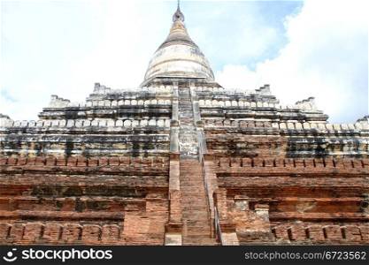 Staircase to the top of Mingala zedi in Bagan, Myanmar
