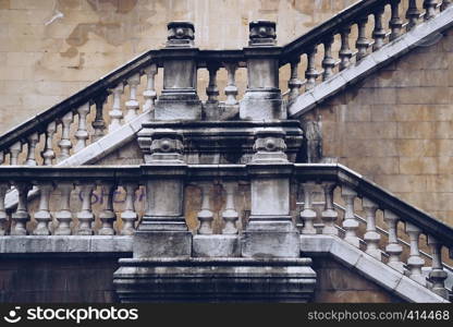 stairs architecture in Bilbao city