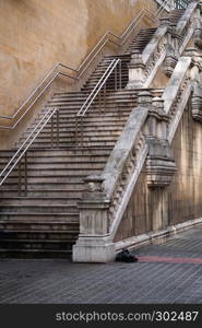 stairs architecture in the street