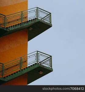 stairs architecture in the street