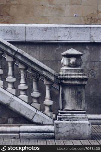 stairs architecture in the street