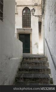 Stairway of a building, Amalfi, Amalfi Coast, Salerno, Campania, Italy
