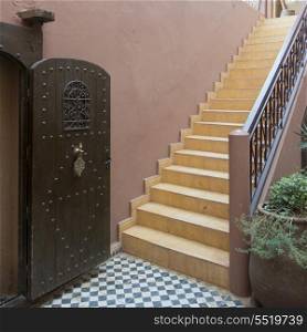 Stairway of a hotel, Kasbah Ellouze, Ouarzazate, Morocco