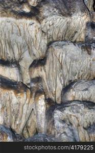 stalagmite texture in Magura cave Bulgaria