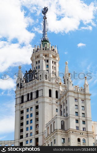 Stalin&rsquo;s style building in Moscow, Russia