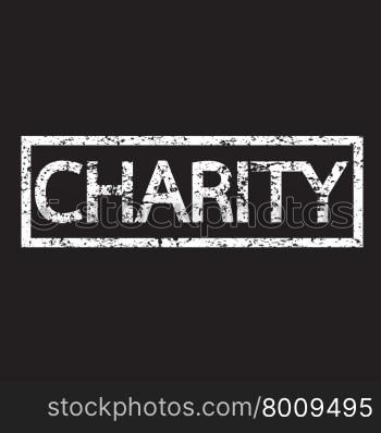 stamp Charity word