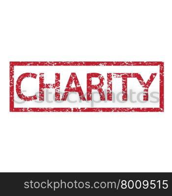 stamp Charity word