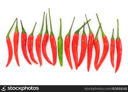 Stand out from crowd concept with peppers