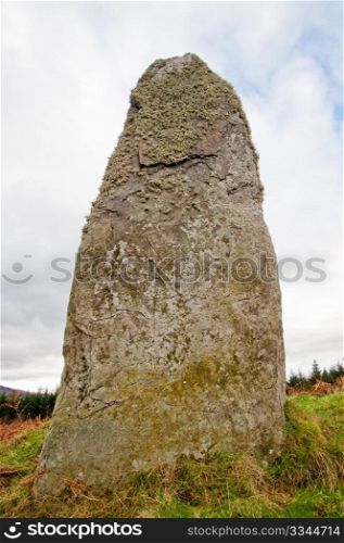 Standing stone on the island of Jura