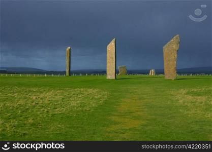 Standing Stones of Stenness, Orkney, UK