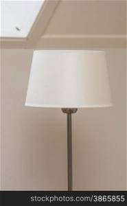 standing white lamp