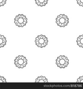 Star cake icon. Outline illustration of star cake vector icon for web design isolated on white background. Star cake icon, outline style