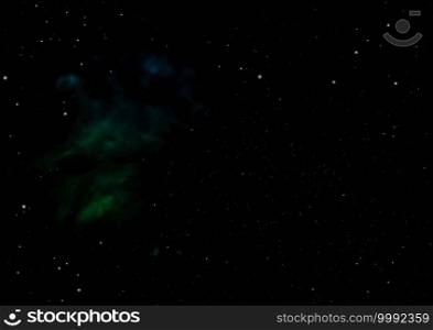 Star field and distant cold space nebula. Elements of this image furnished by NASA .. Star field and distant cold space nebula.