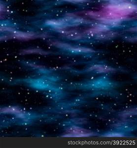 Star Field Galaxy as a Outer Space Background. Seamles Star Field