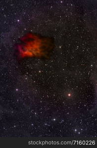 "Star field in space a nebulae and a gas congestion. "Elements of this image furnished by NASA". 3D rendering. Star field in space and a nebulae. 3D rendering"