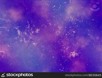 Star field in space, a nebulae and a gas congestion. Elements of this image furnished by NASA.