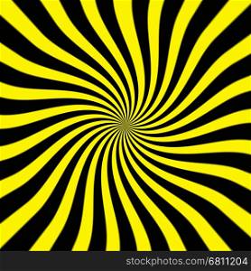 Starburst background, sunbeams going in all directions, yellow and black