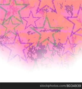 Starry Grunge Background for Independence Day of America. Starry Grunge Background