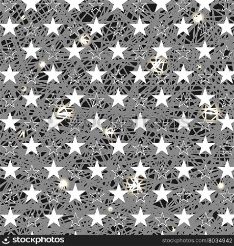 Starry Grunge Grey Background. Starry Grunge Grey Background for Independence Day of America