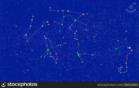 Starry sky, CG
