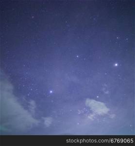 stars and cloud