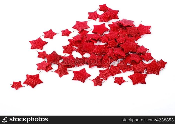 stars isolated on a white
