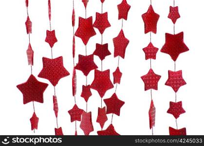 stars isolated on a white