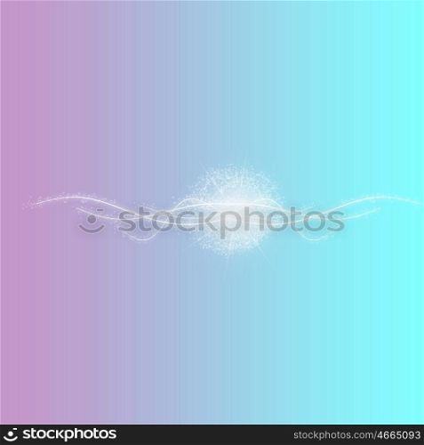 Stars on an abstract background blue and pink