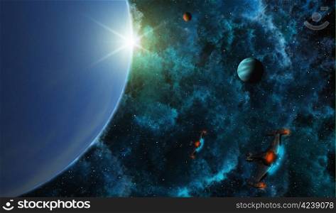 Starships in Deep Space