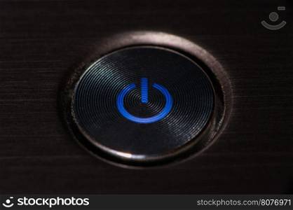 Start button with blue light