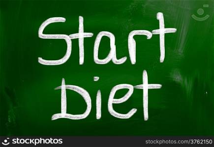 Start Diet Concept