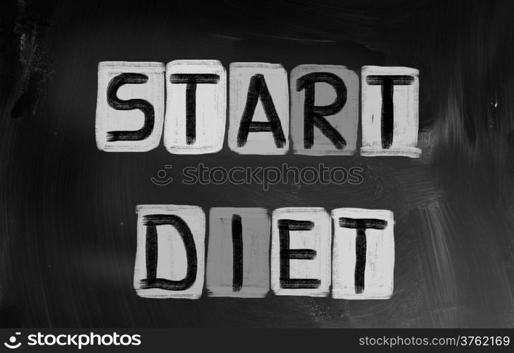 Start Diet Concept