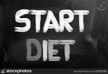 Start Diet Concept