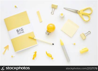 stationeries bulb candies with big ideas diary