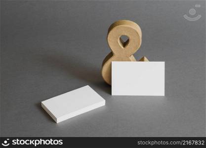 stationery concept with business cards