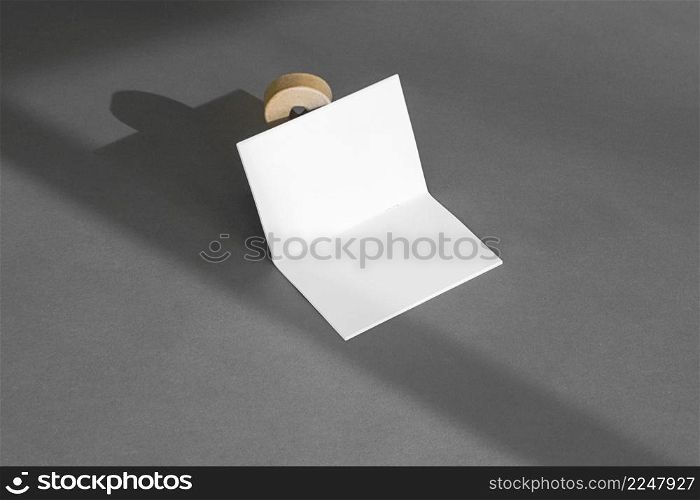 stationery concept with shadows