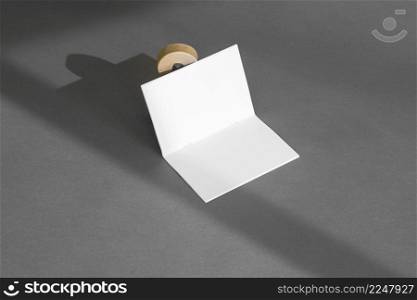 stationery concept with shadows