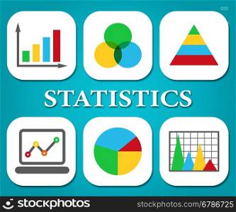 Statistics Charts Meaning Stats Statistical And Diagram