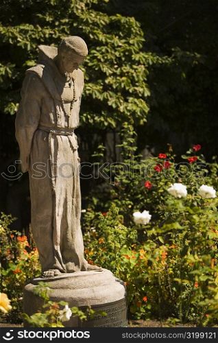 Statue in a park, San Francisco, California, USA