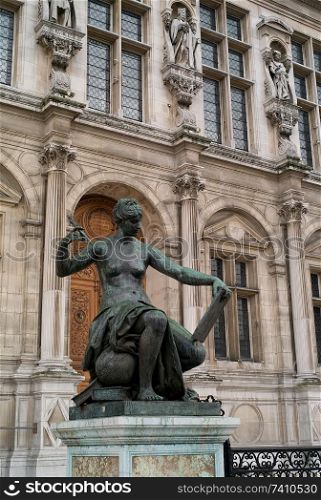 Statue in Paris France