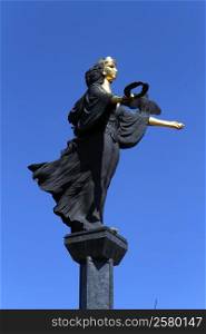 Statue in the center of Sophia, Bulgaria