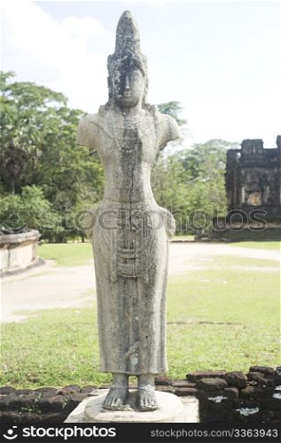 Statue of Bodhisattva in Polannaruwa, Sri Lanka